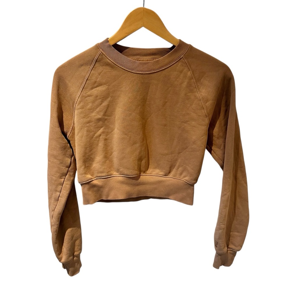 TNA Aritzia Cozy Perfect‎ Fleece Cropped Size XS